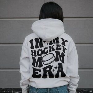in my hockey mom era hoodie size S